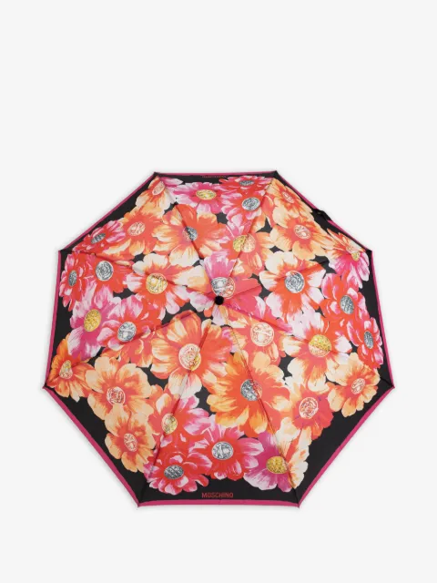 Moschino floral-motif folding umbrella