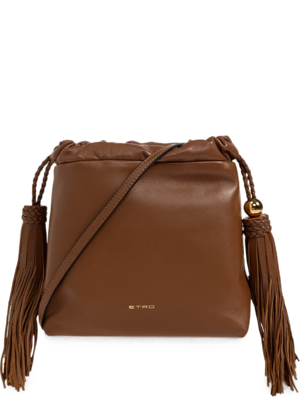 ETRO small Kalispera tassel-detail bucket bag - Braun