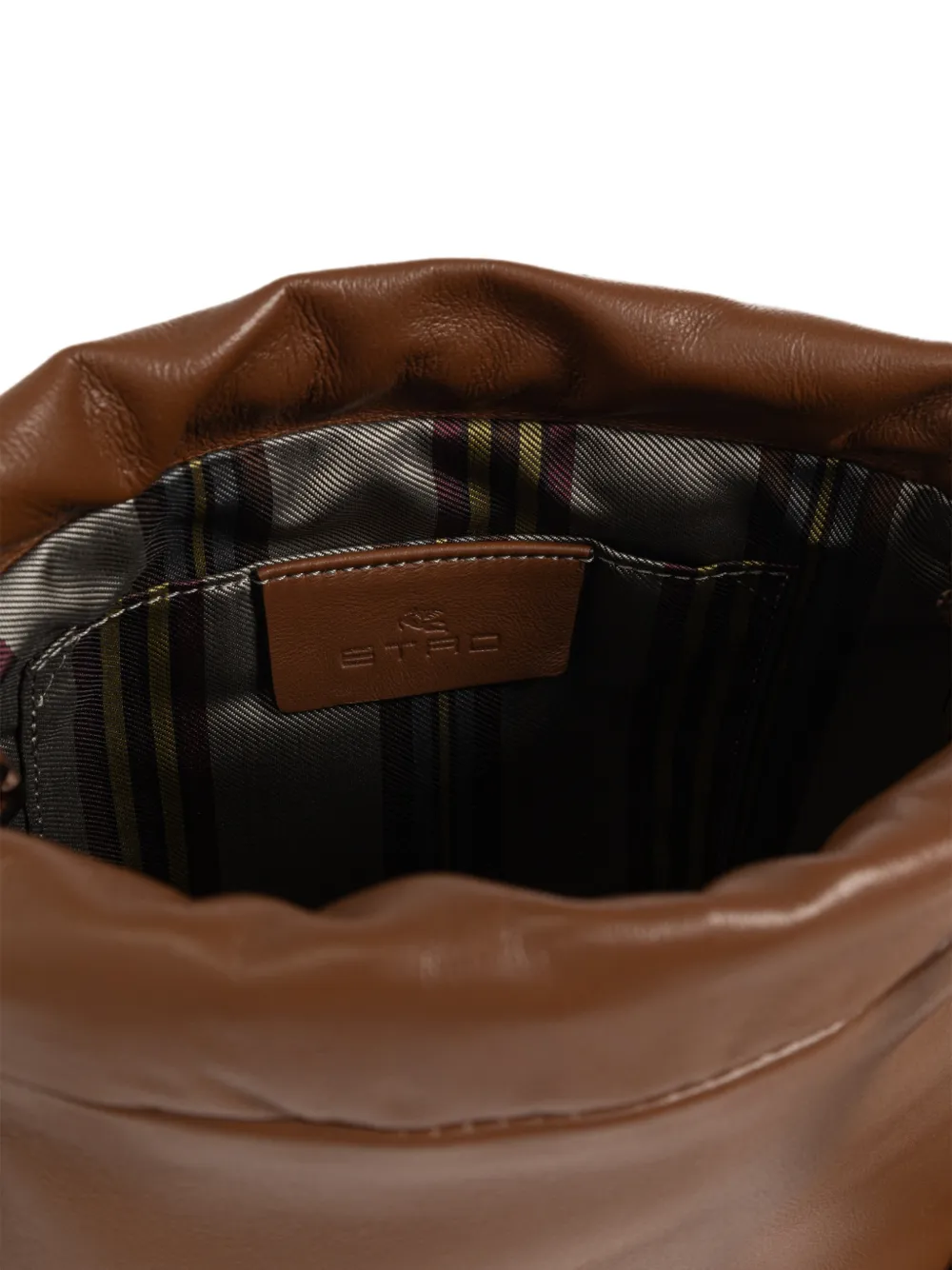 ETRO Kleine Kalispera bucket-tas met kwastje Bruin