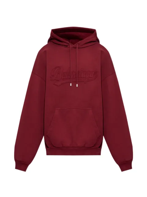 Balenciaga logo-embroidered hoodie