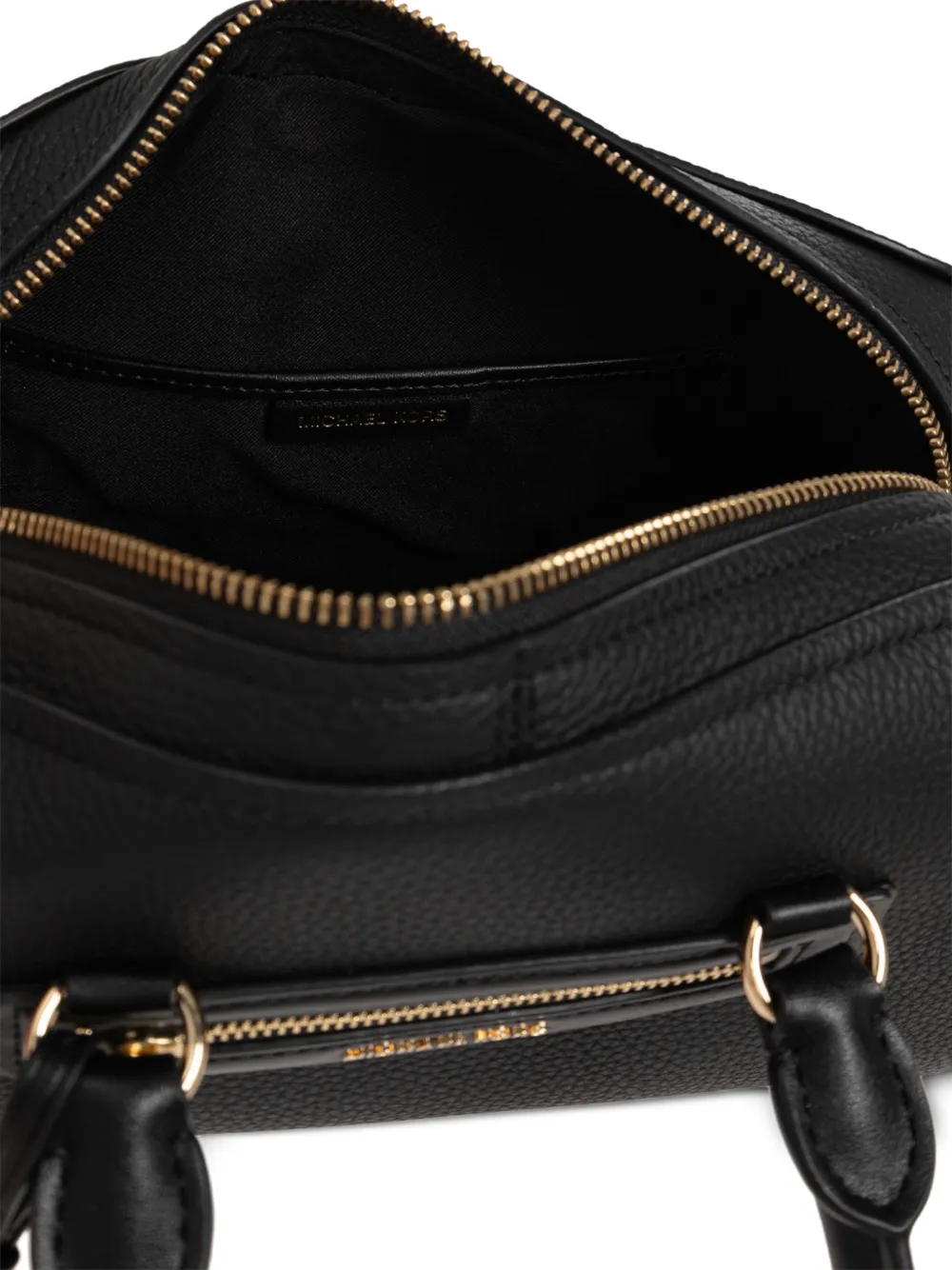Michael Kors Jet Set Travel leather tote bag Zwart