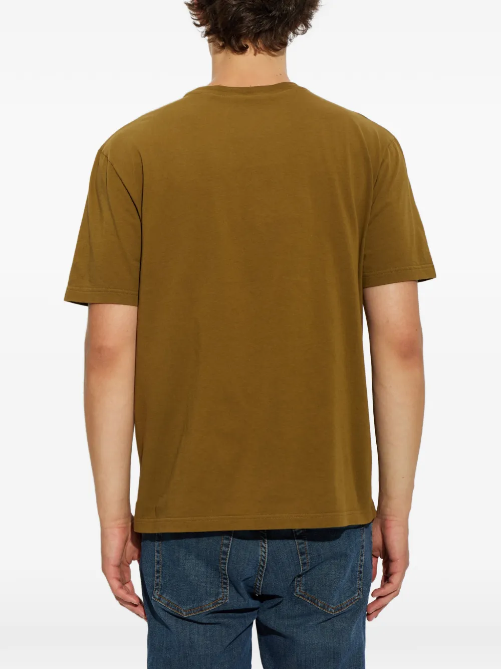 ETRO T-shirt met Pegasus-reliëf Bruin