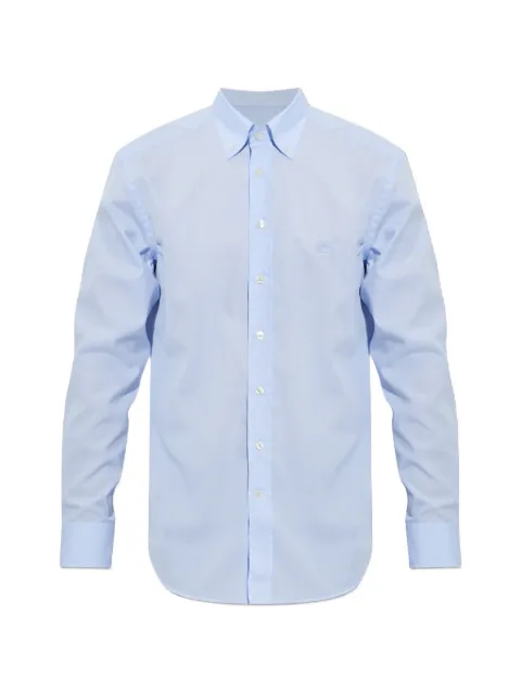 ETRO embroidered-logo shirt