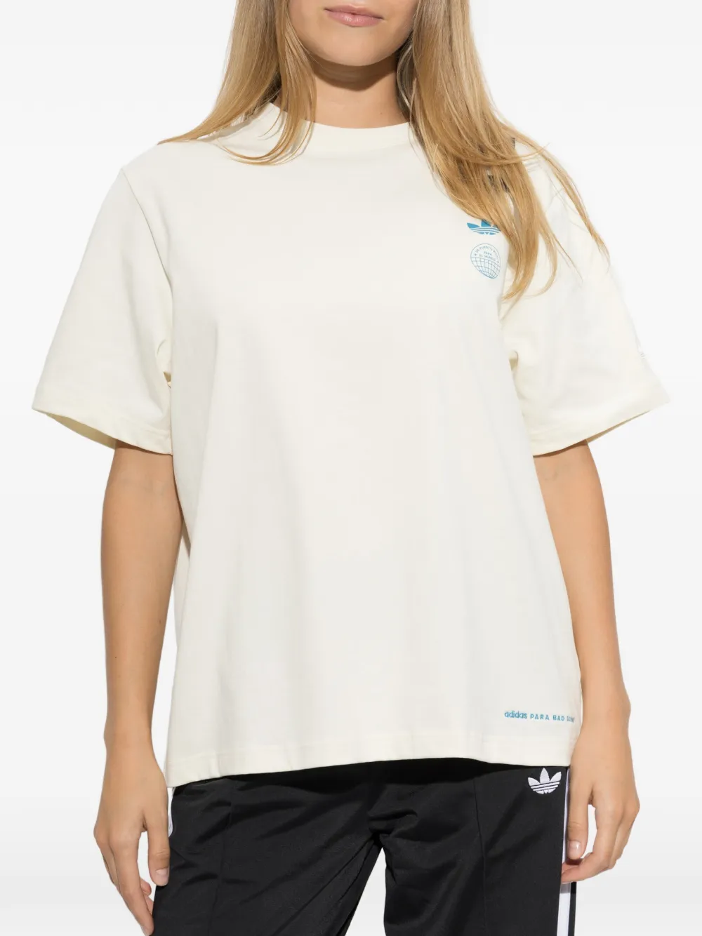 adidas x Bad Bunny DTMF merch cotton T-shirt Beige
