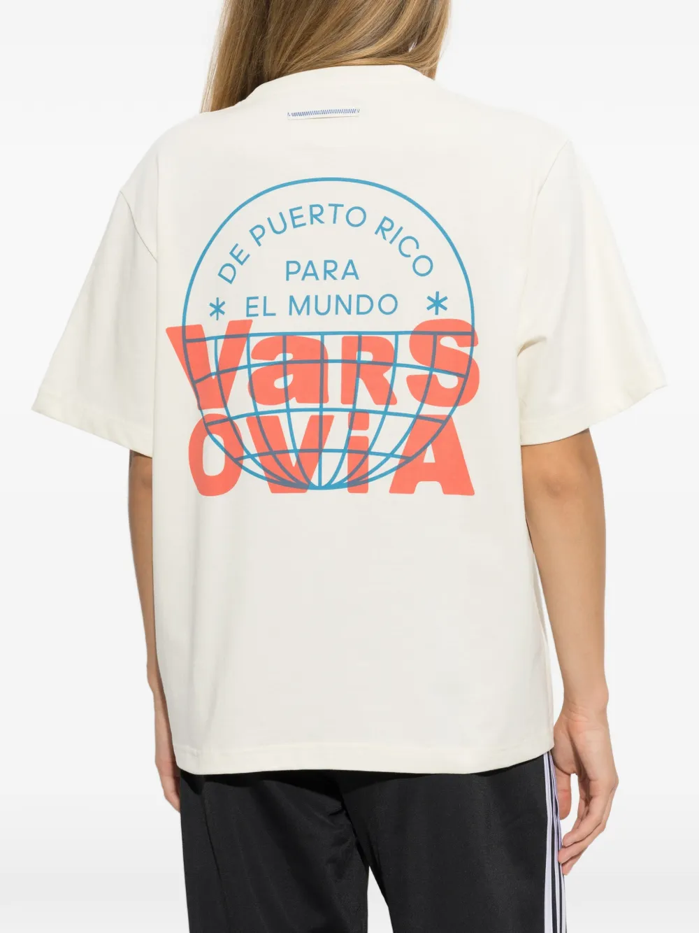adidas x Bad Bunny DTMF merch cotton T-shirt Beige