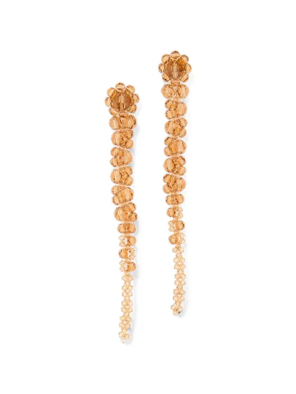 Simone Rocha Dangling Drop Earrings in Gold