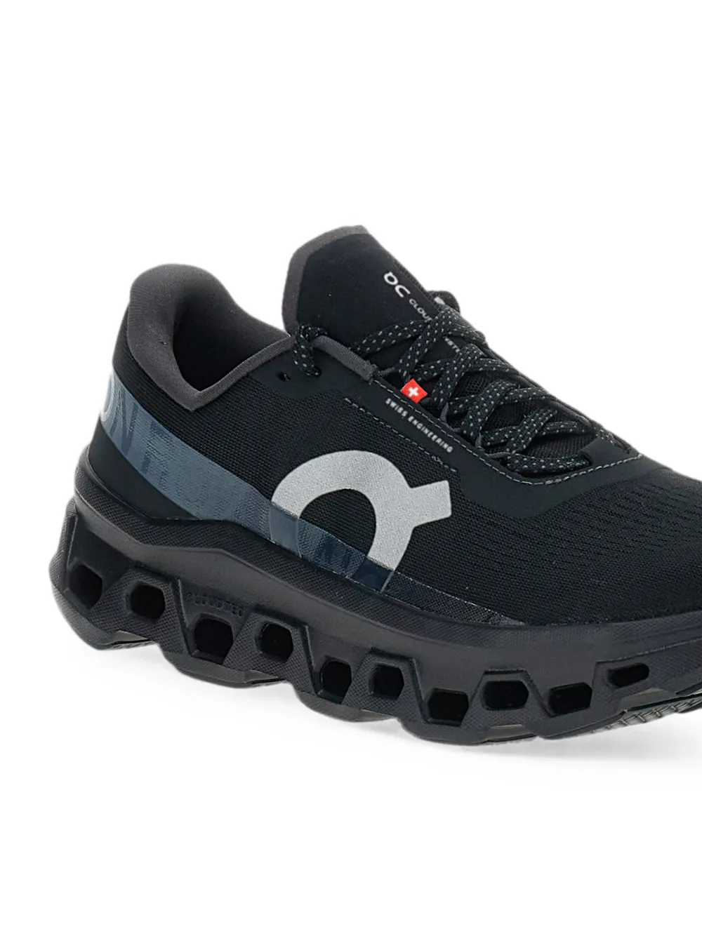 On CloudTec mesh sneakers Zwart