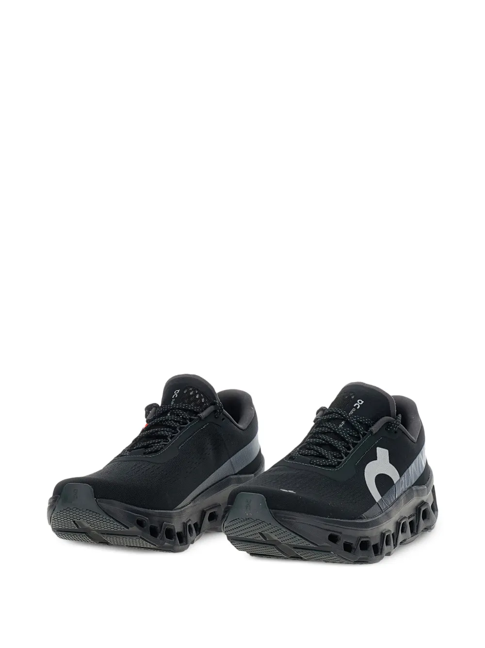 On CloudTec mesh sneakers Zwart