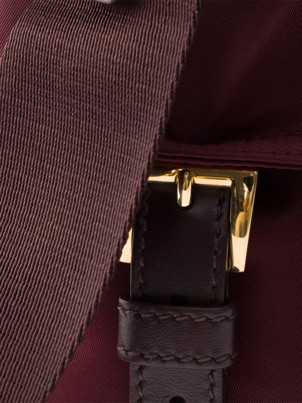 Prada Explore grote Re-Nylon en leren tas Rood