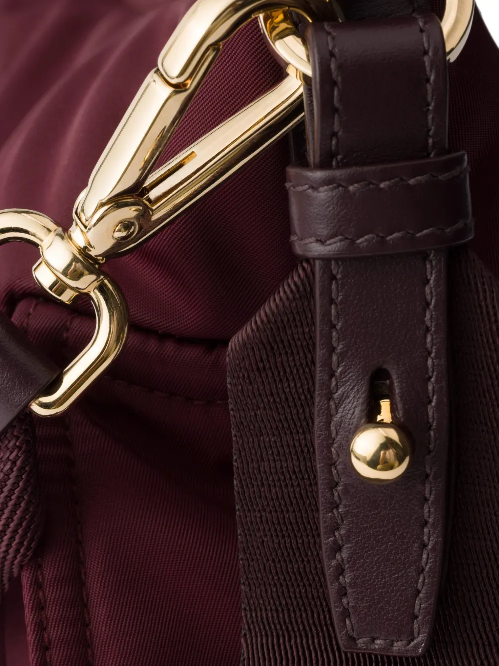 Prada Explore grote Re-Nylon en leren tas Rood