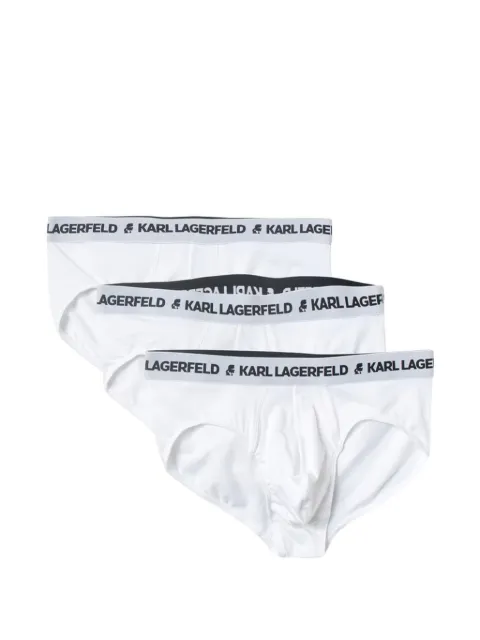 Karl Lagerfeld lot de trois culottes à taille logo