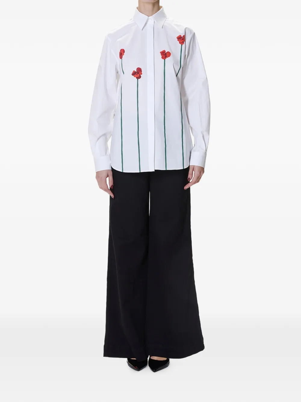 Moschino Overhemd met print Wit