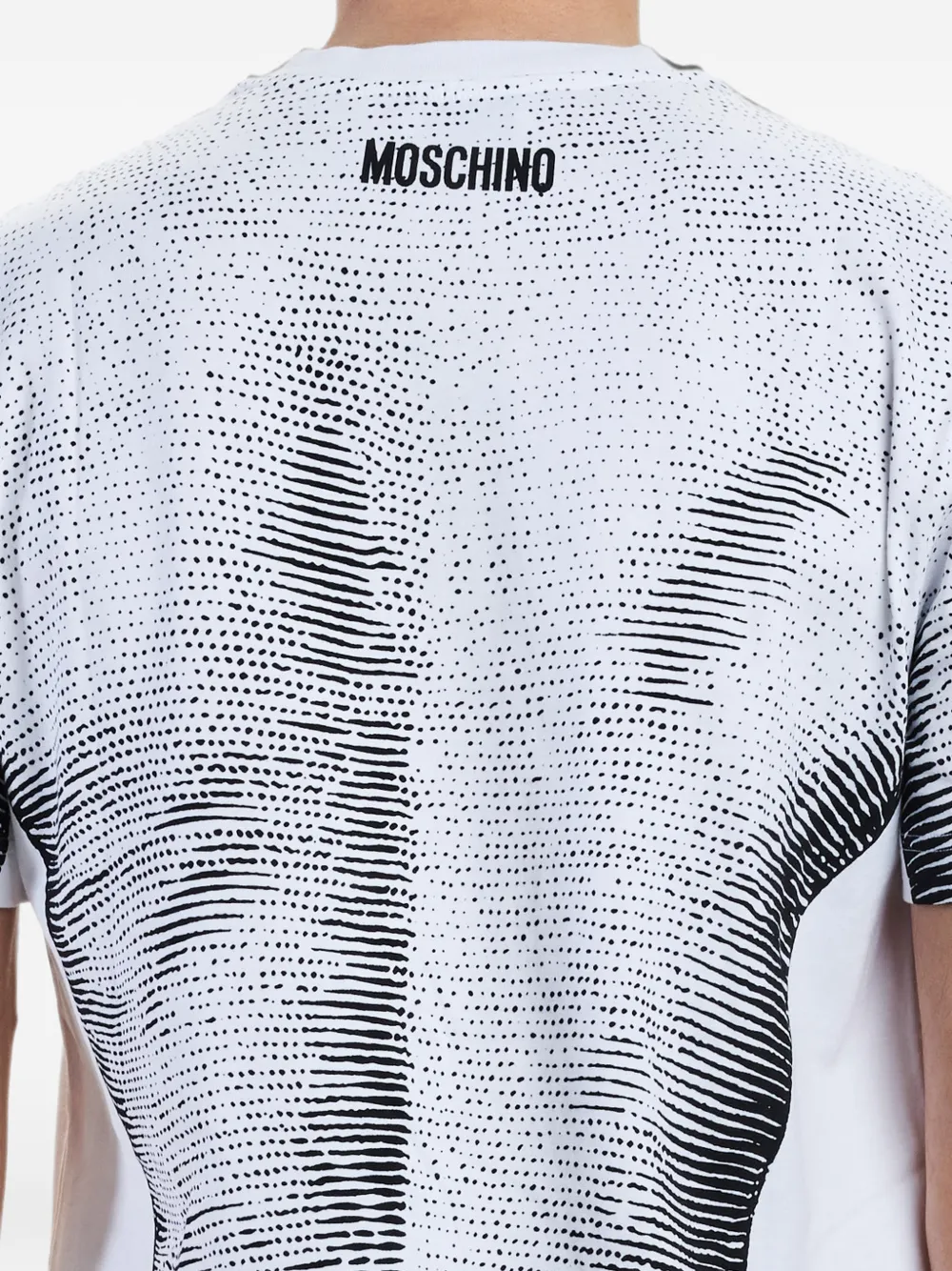 Moschino T-shirt met Statua-print Wit
