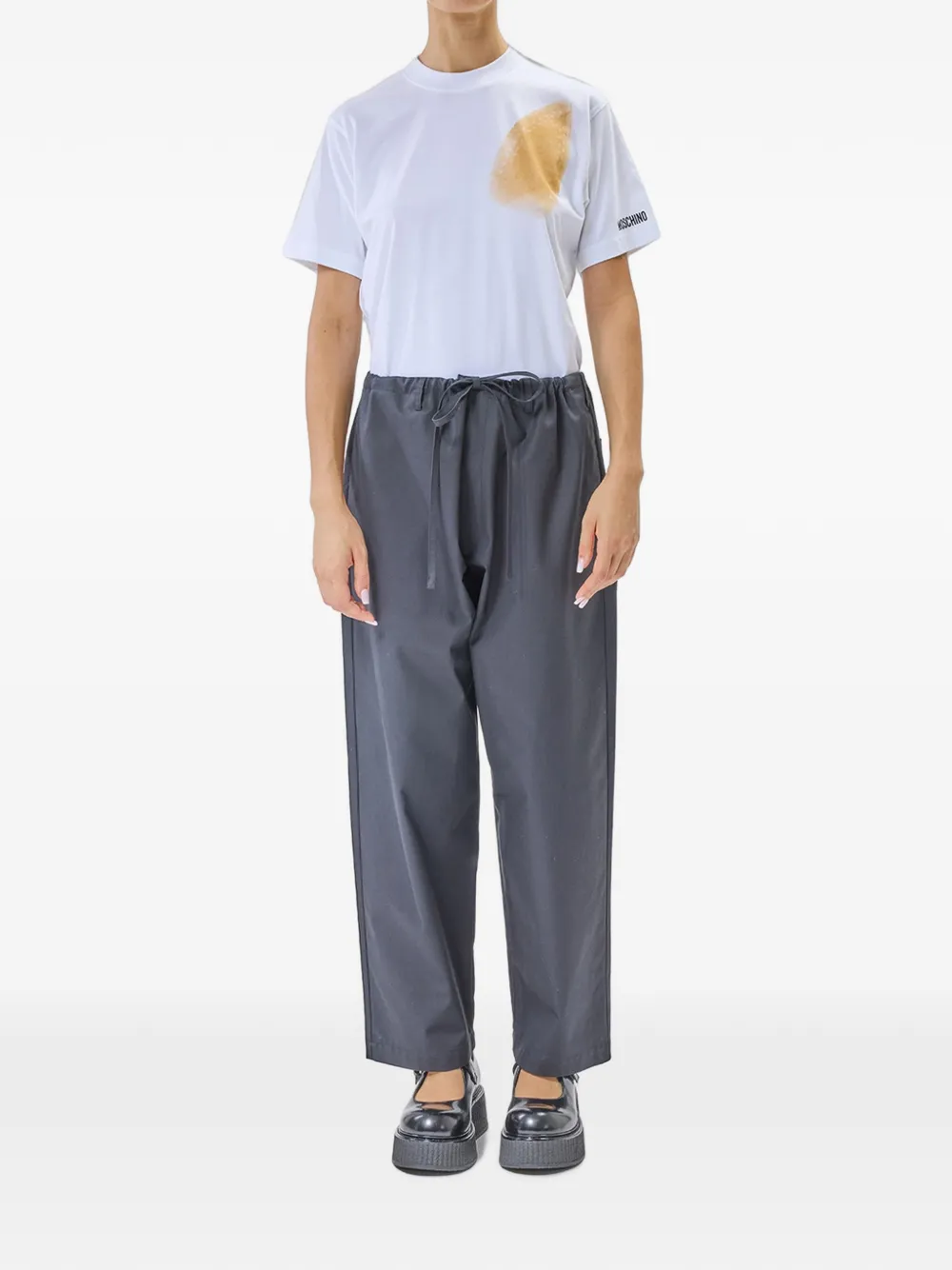 MOSCHINO JEANS Adrian broek met trekkoord Grijs