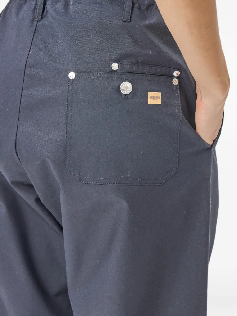 MOSCHINO JEANS Adrian broek met trekkoord Grijs