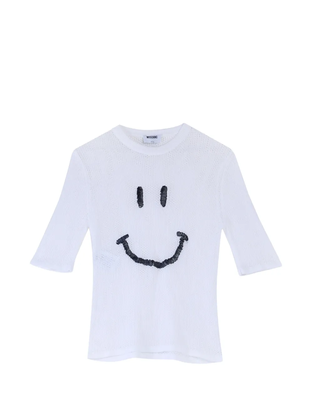 Moschino T-shirt Smiley - Bianco
