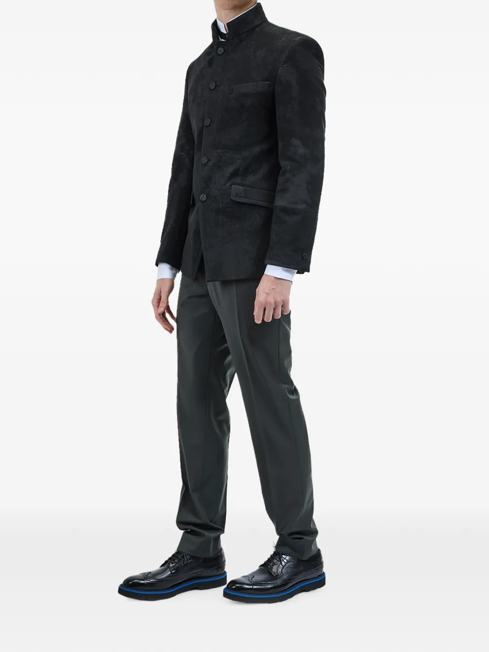 Karl Lagerfeld Glory jack met hoge hals Zwart