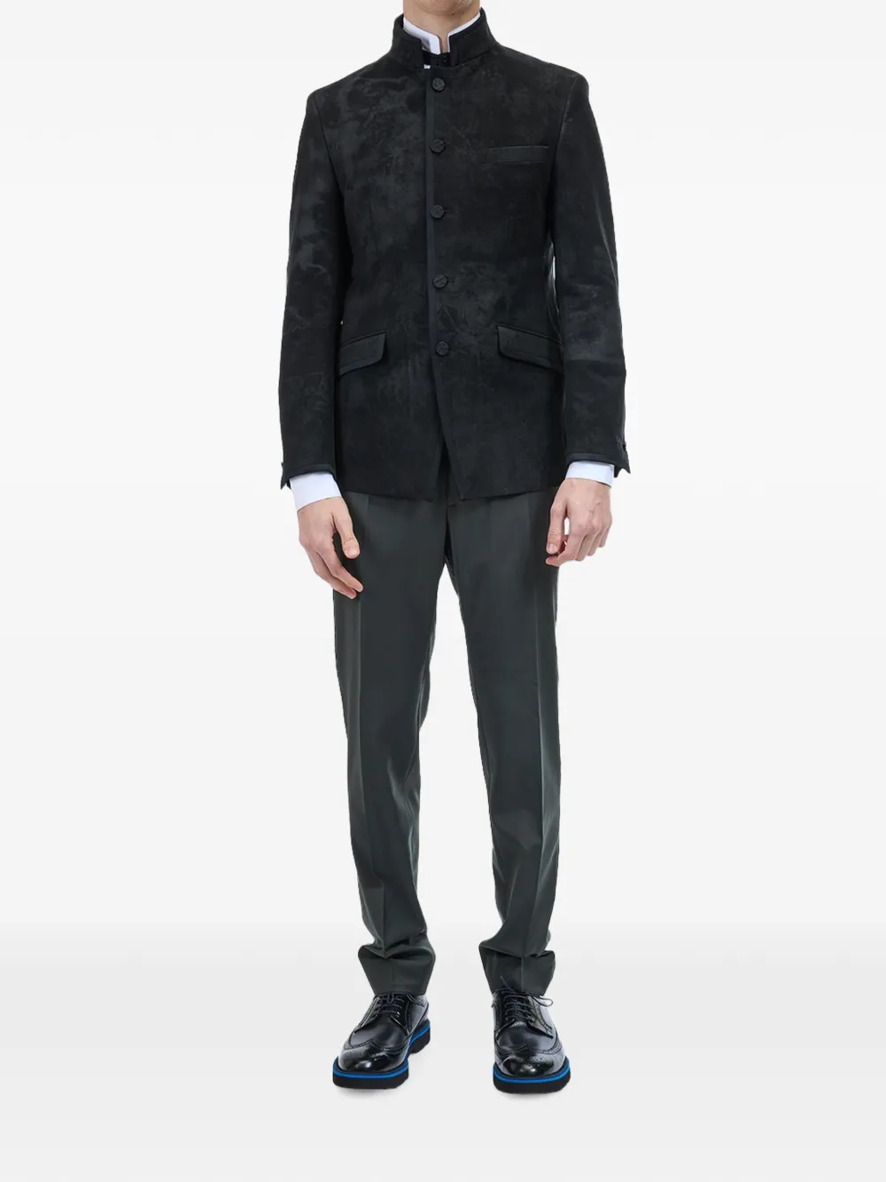 Karl Lagerfeld Glory jack met hoge hals Zwart