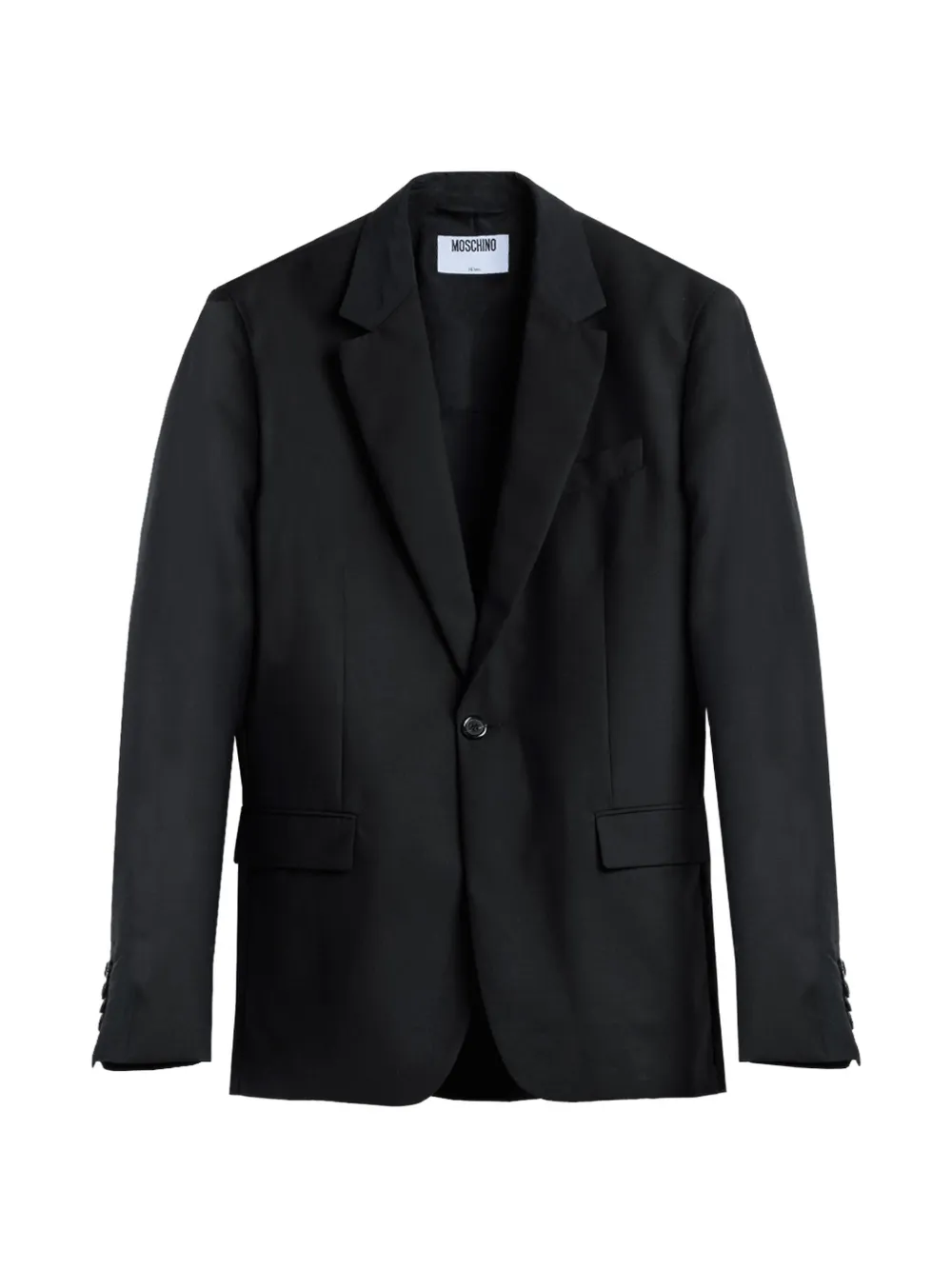 Moschino single-breasted wool blazer