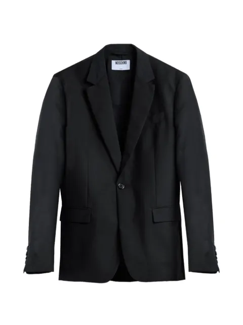 Moschino enkeltradet uldblazer