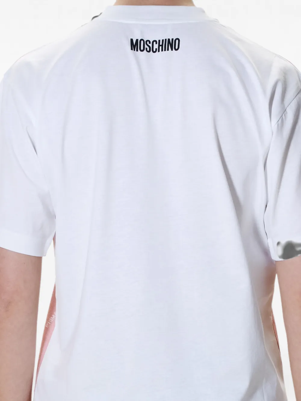 Moschino T-shirt met grafische print Roze