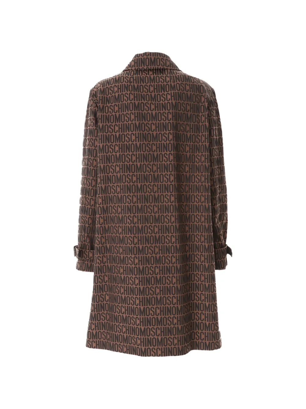 Moschino Regenjas met logo Bruin