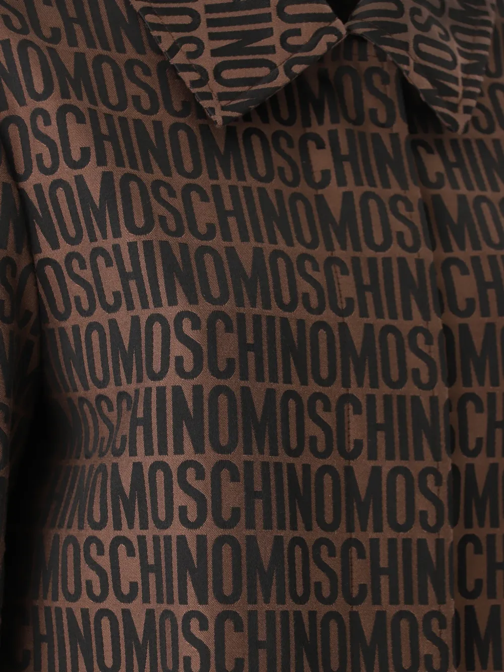 Moschino Regenjas met logo Bruin