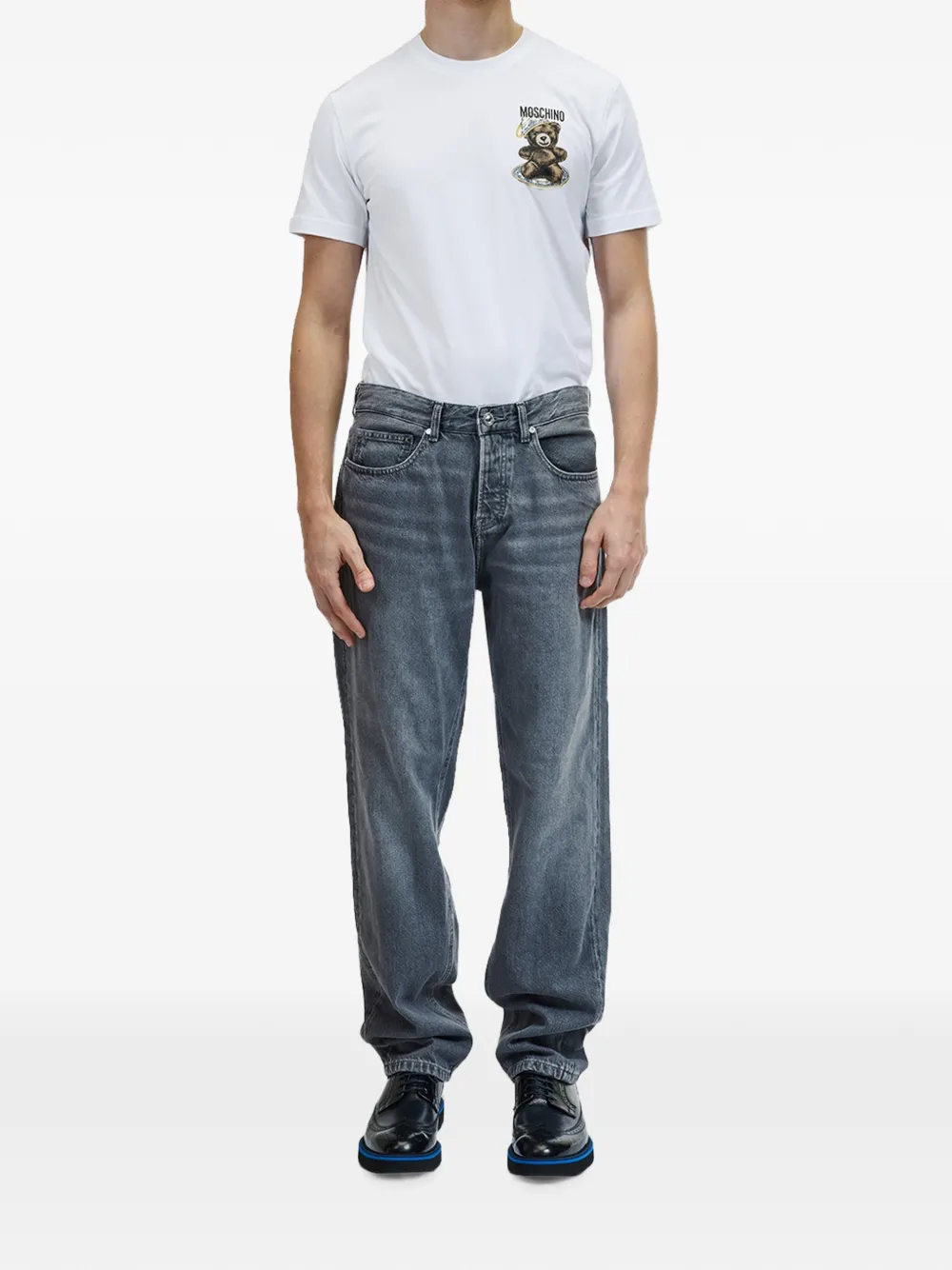 Karl Lagerfeld Ruimvallende broek Grijs