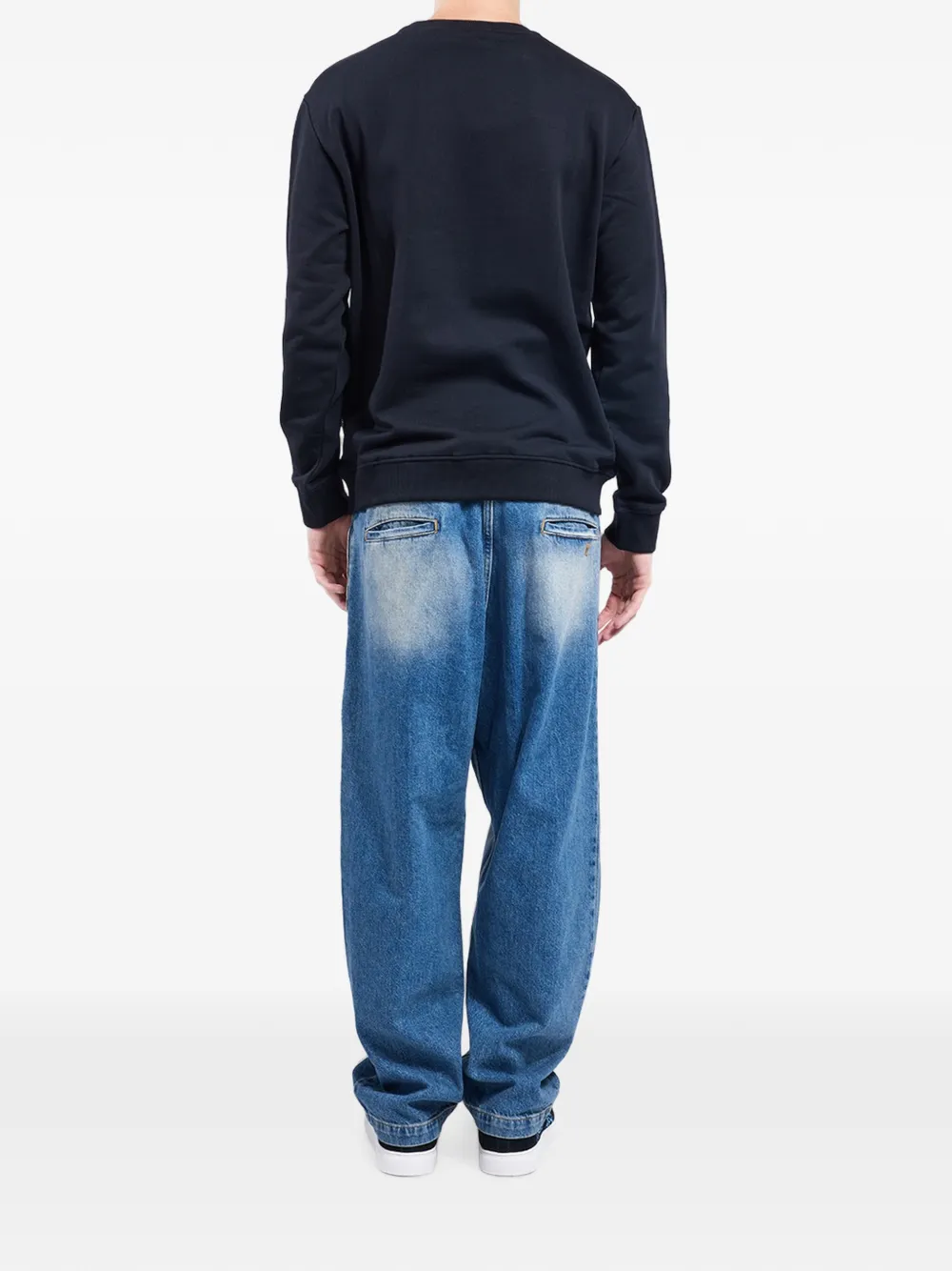 Just Cavalli Sweater met geborduurd logo Zwart