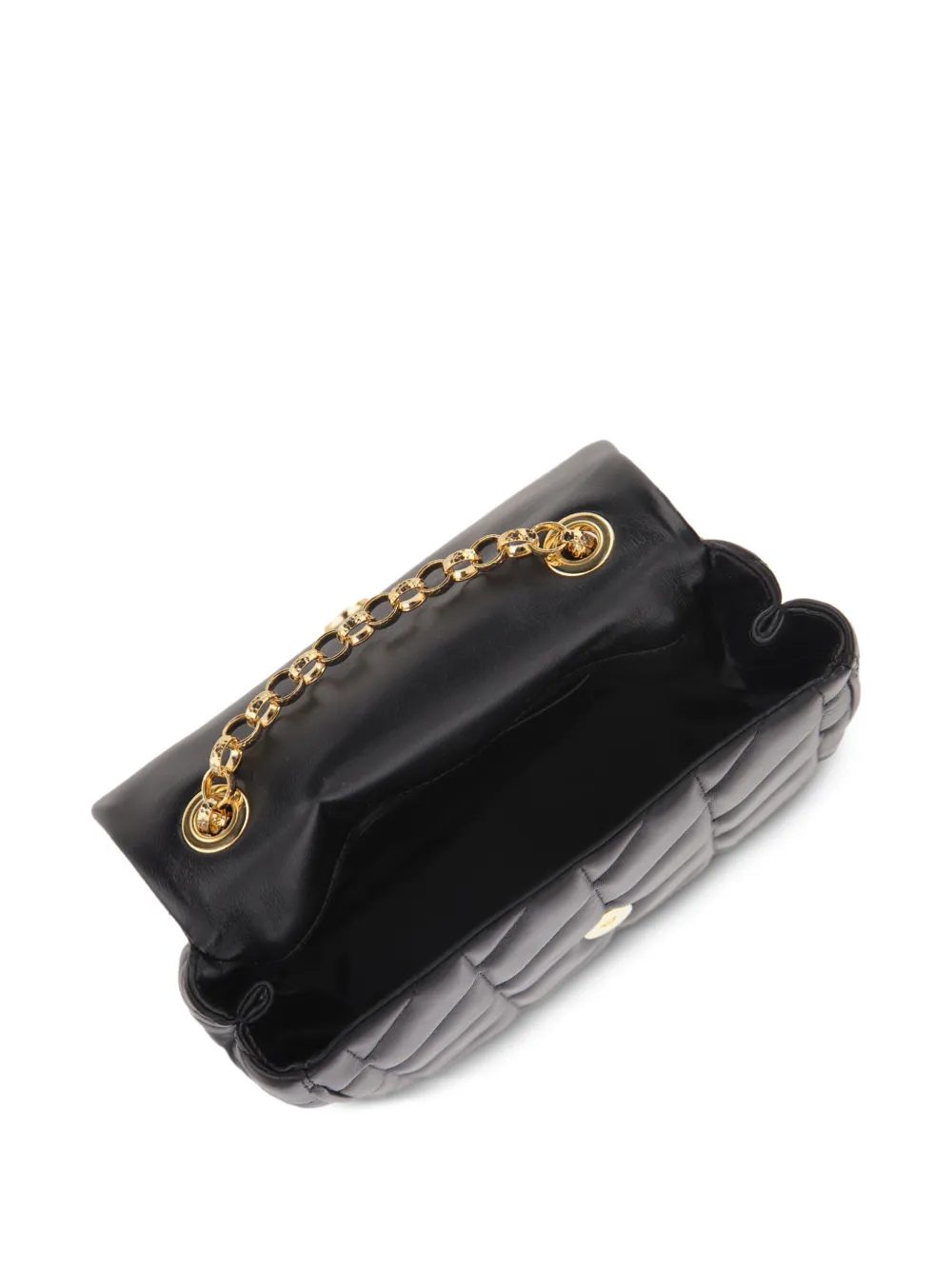 Moschino Double Smile gewatteerde schoudertas Zwart