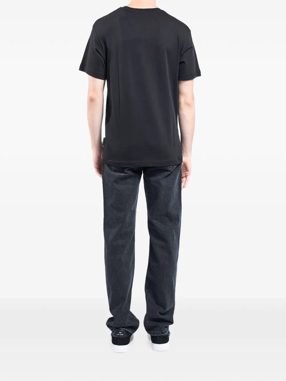 Just Cavalli T-shirt met grafische hartprint Zwart