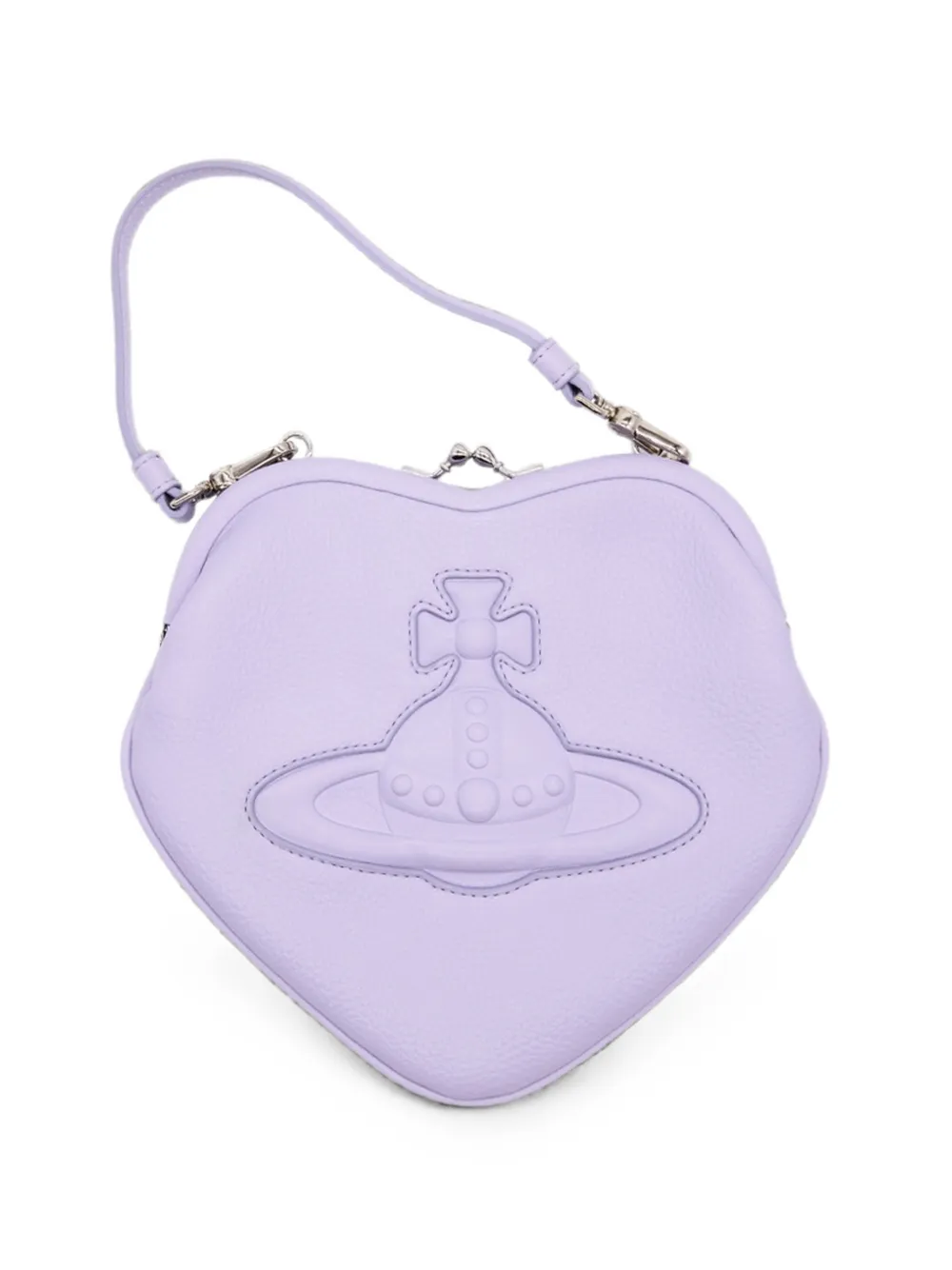 Vivienne Westwood mini sac Belle Heart embossé - Violet