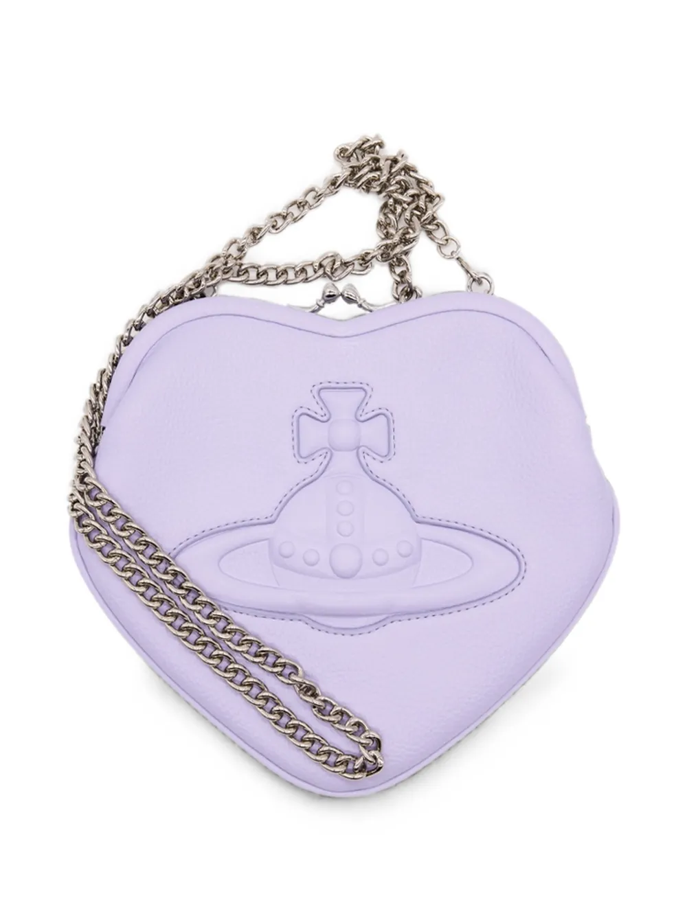 Vivienne Westwood Belle Heart mini-tas met reliëf Paars