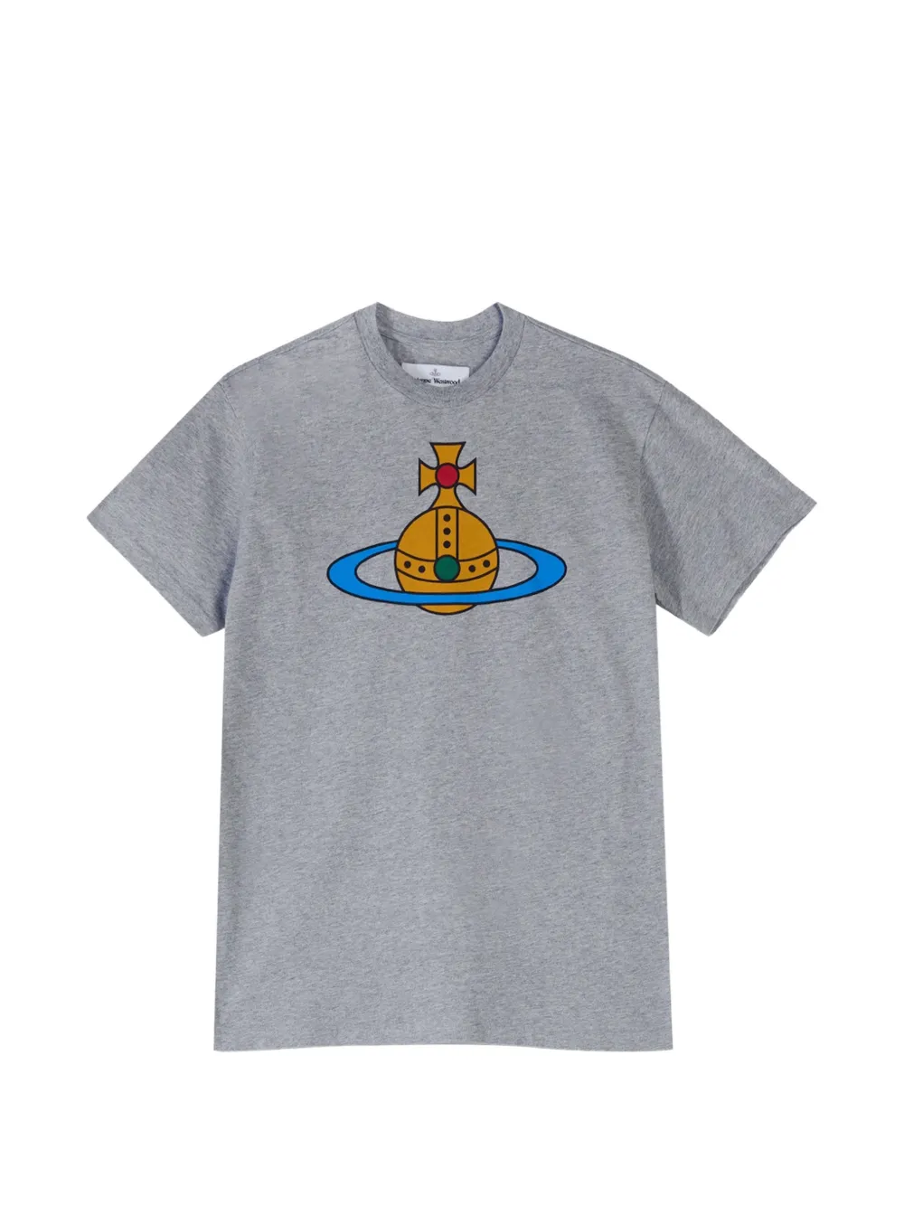 Vivienne Westwood T-Shirt mit Orb-Print - Grau