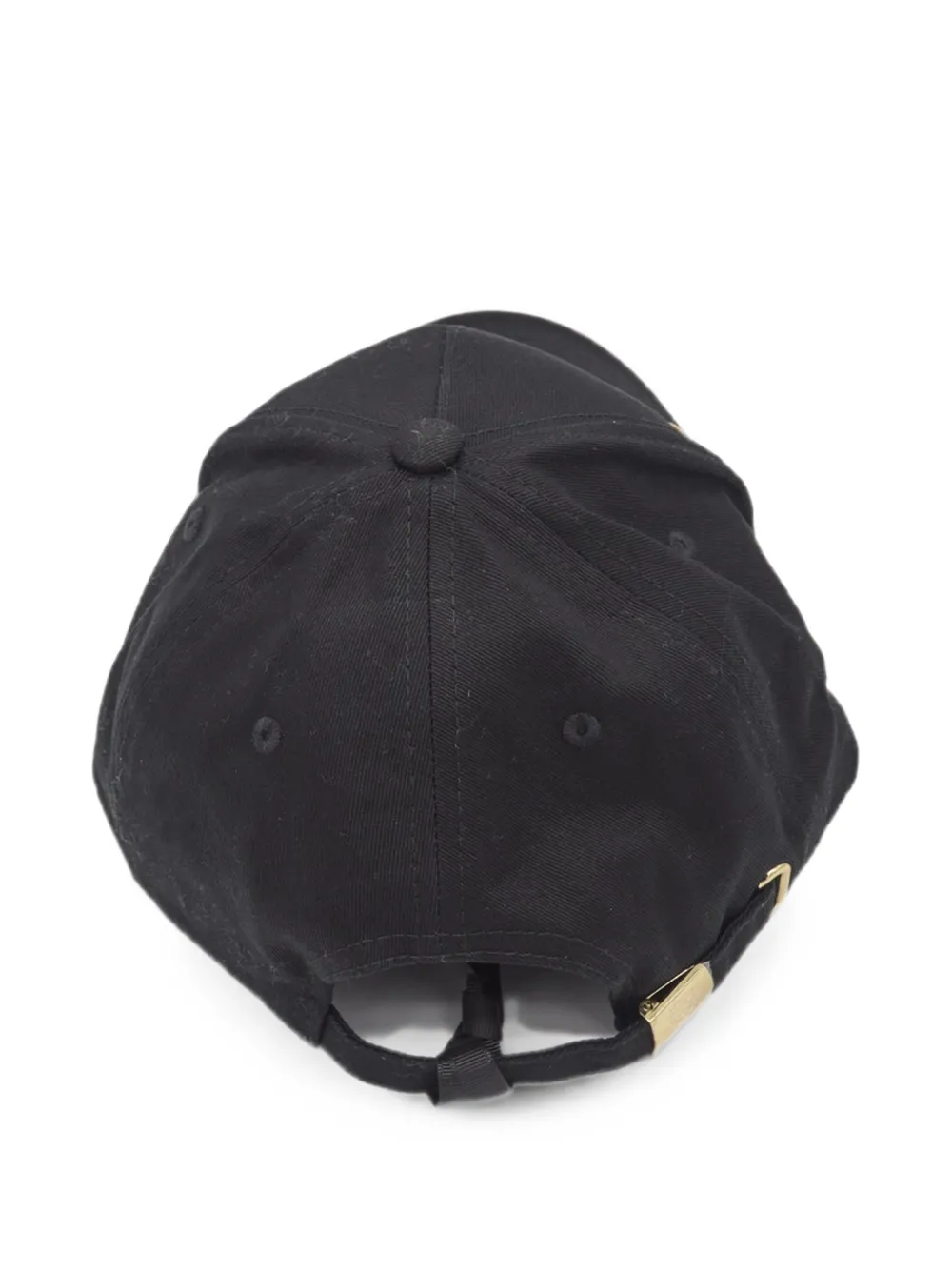 Just Cavalli Honkbalpet met geborduurd logo en vlakken Zwart