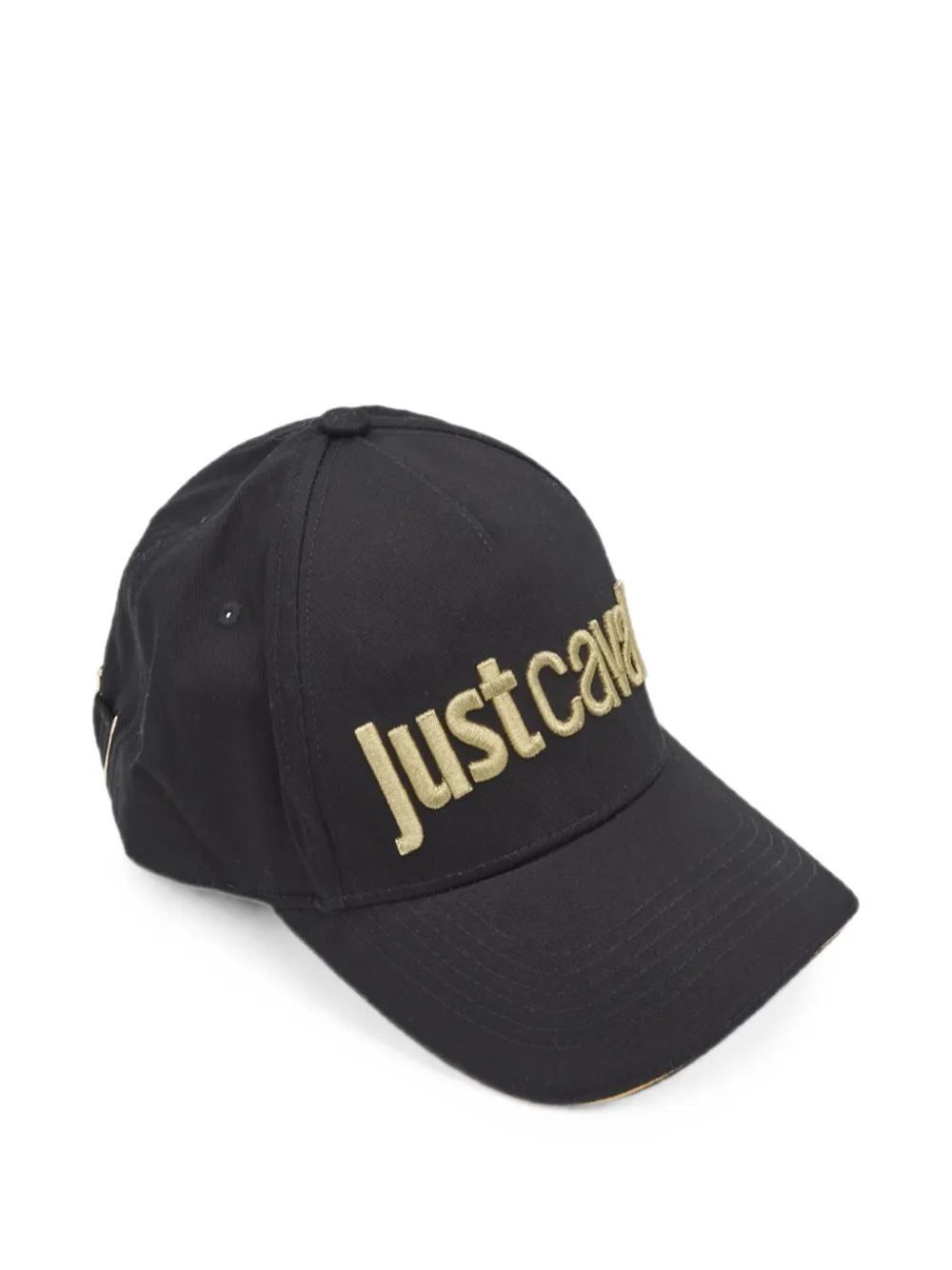 Just Cavalli logo-embroidered panelled baseball cap | Black | Image 1