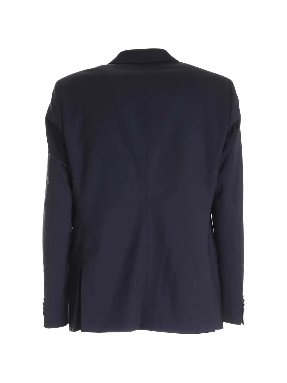 Karl Lagerfeld Jack met enkele rij knopen en gekerfde revers Blauw