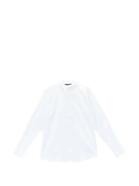 Karl Lagerfeld double-layer-colar long-sleeve hirt