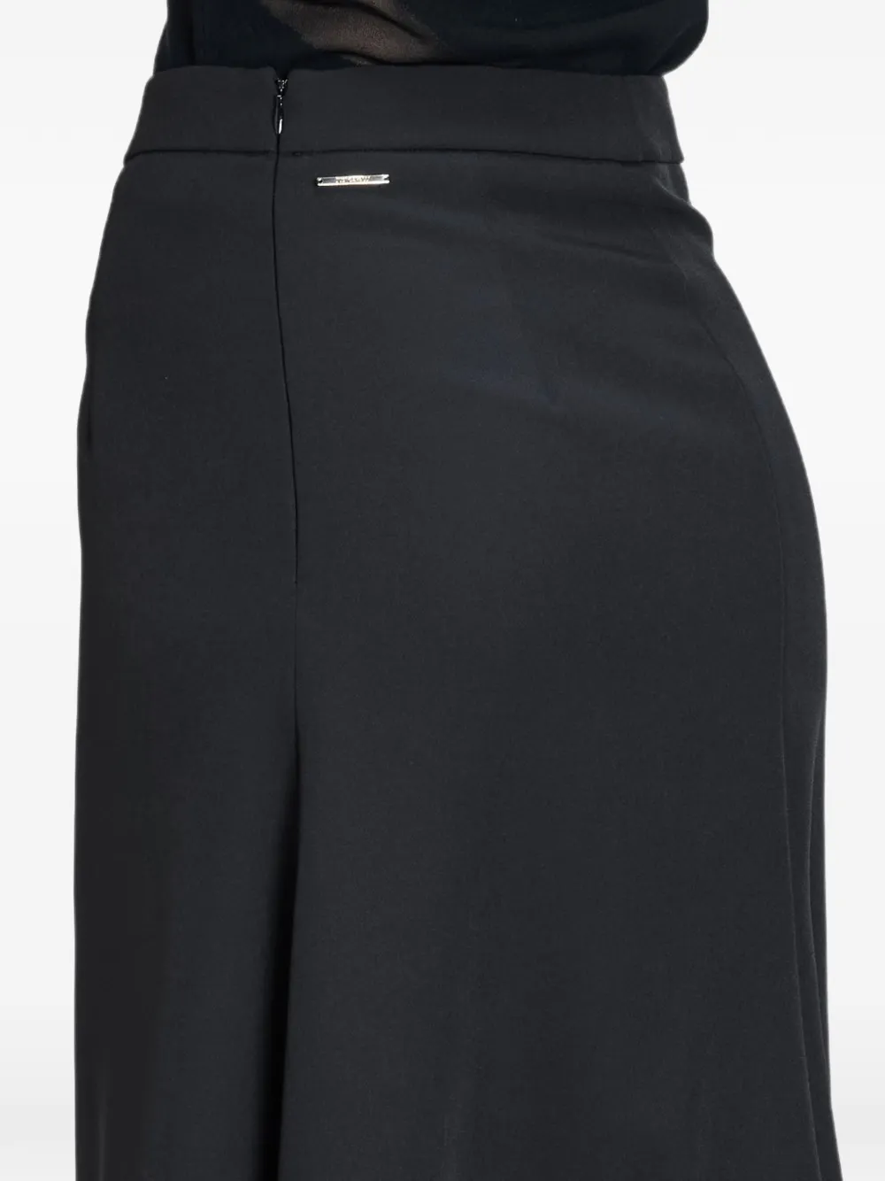 Just Cavalli Hooks asymmetrische midi-rok Zwart