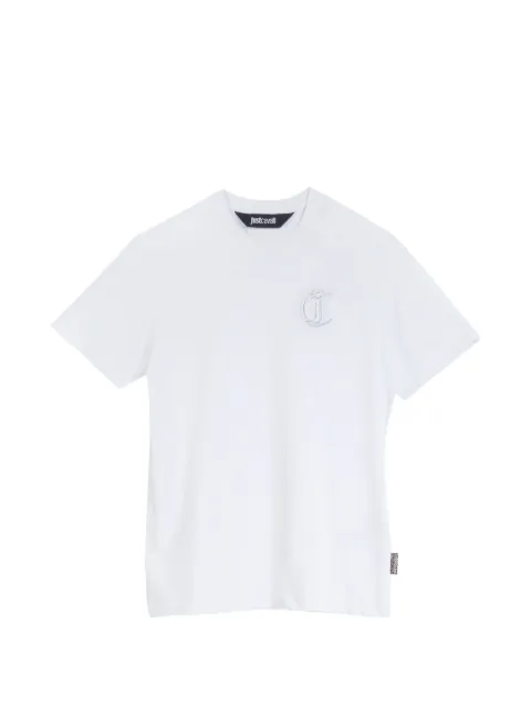 Just Cavalli logo-embroidery T-shirt