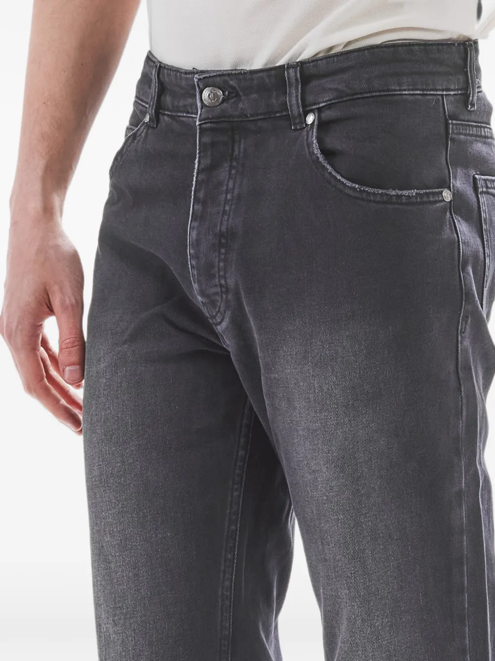Just Cavalli Jeans met vervaagd effect Zwart