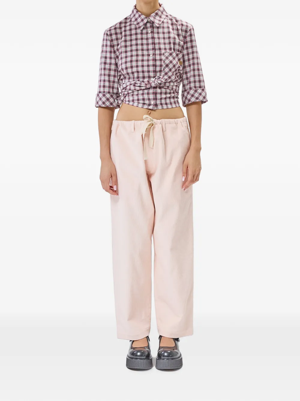 MOSCHINO JEANS Adrien straight broek Roze