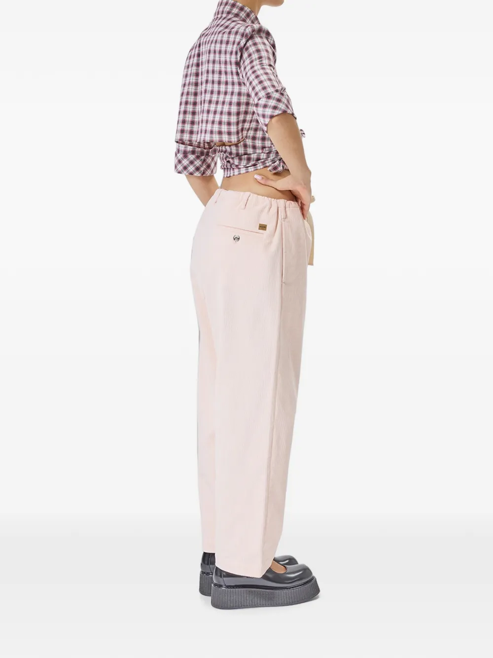MOSCHINO JEANS Adrien straight broek Roze