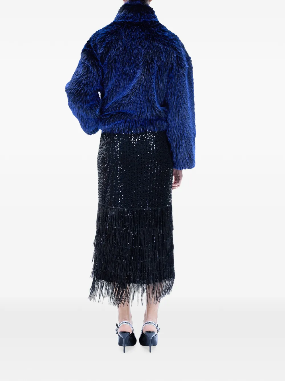 Just Cavalli Jas met haaksluiting Blauw