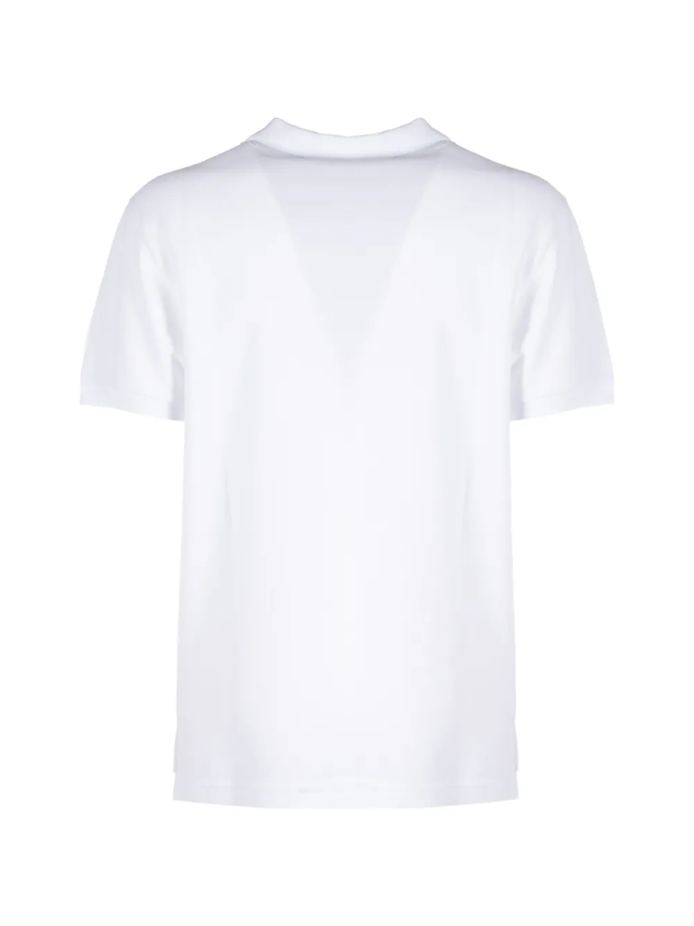 Moschino Double Smile piqué poloshirt Wit