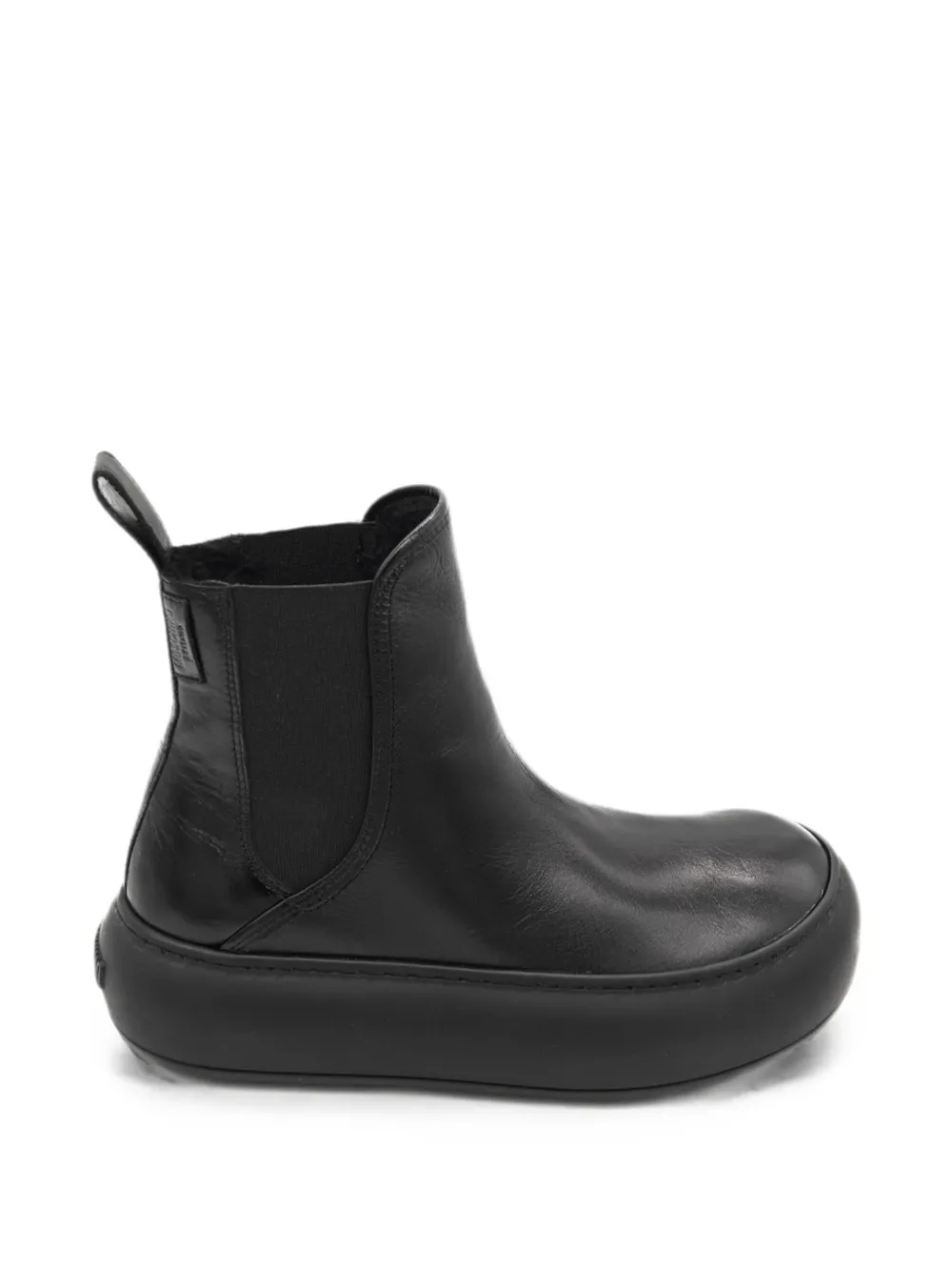 Moschino oversize round-toe Chelsea boots
