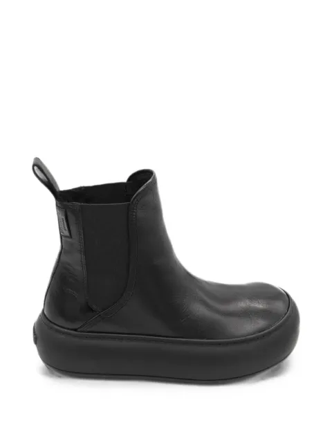 Moschino oversize round-toe Chelsea boots