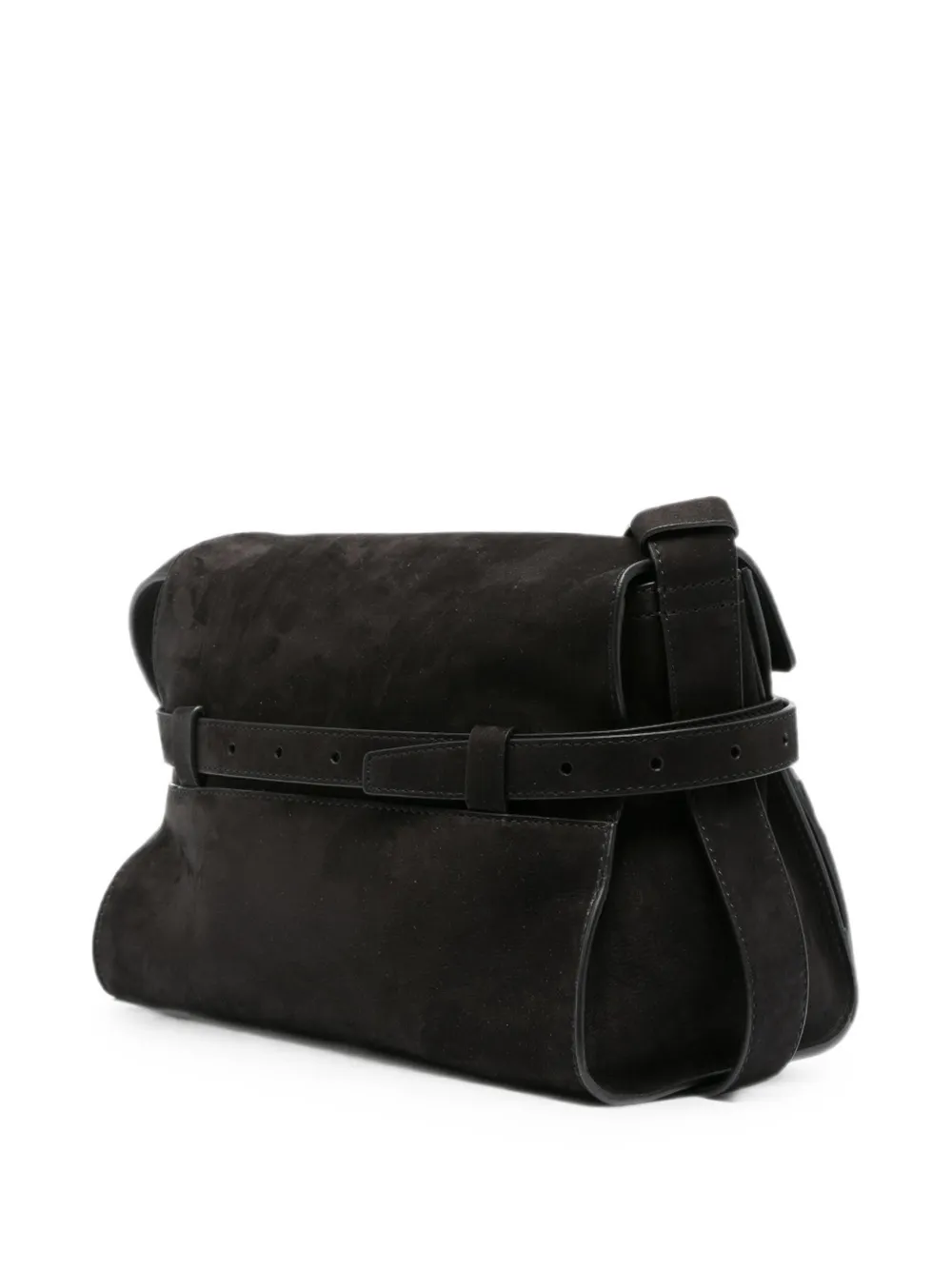 Moschino Tie Me schoudertas met gesp Zwart