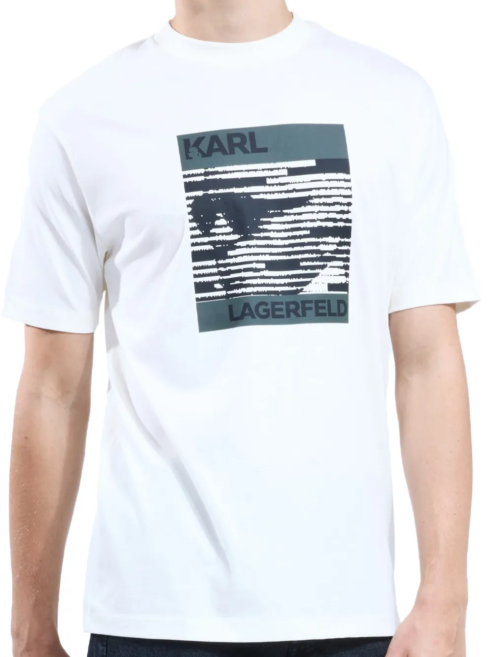 Karl Lagerfeld Karl Pixel T-shirt Wit