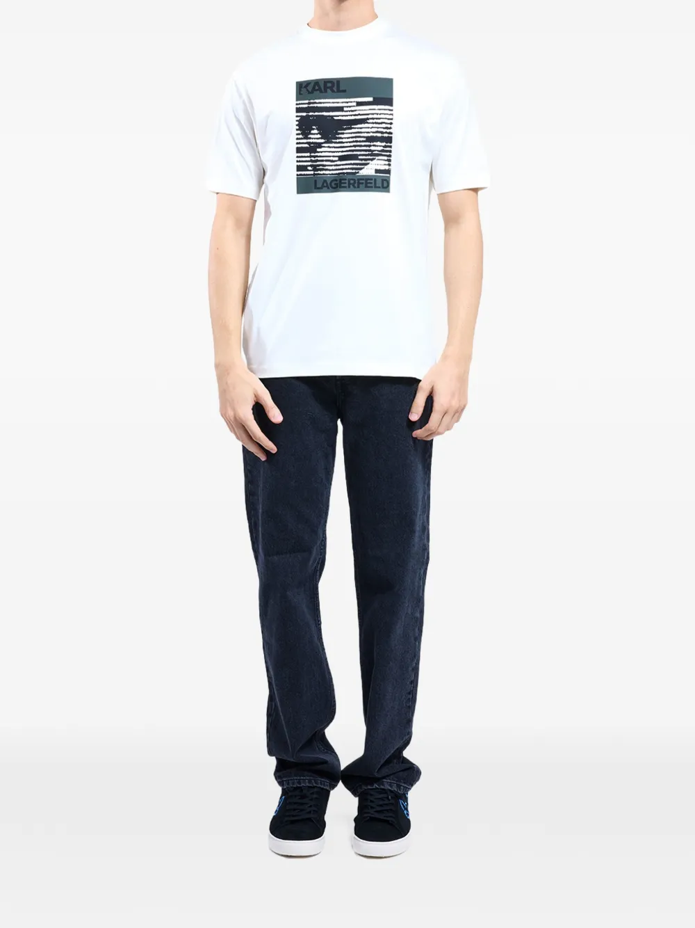 Karl Lagerfeld Karl Pixel T-shirt Wit